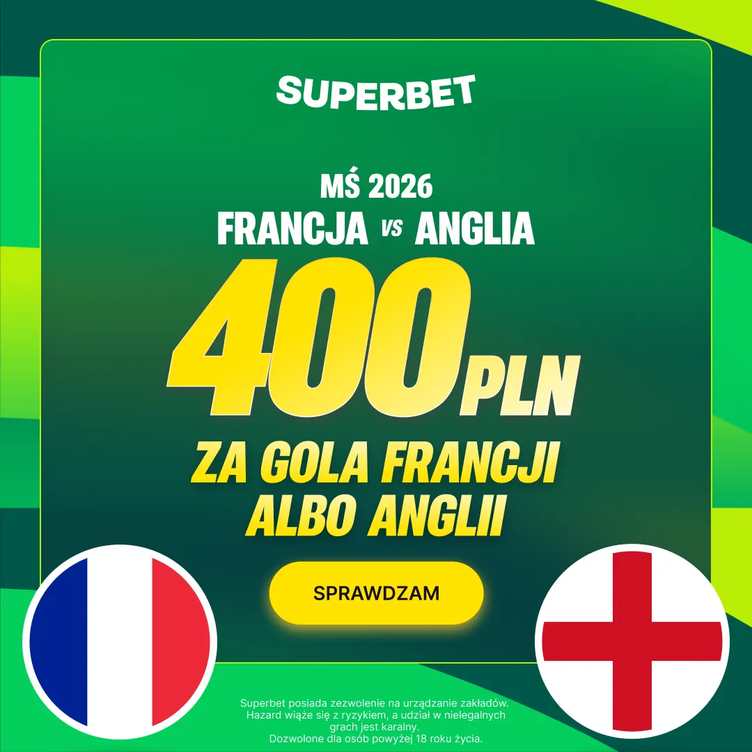 Superbet — zwrot do 3500 zł na finał mundialu