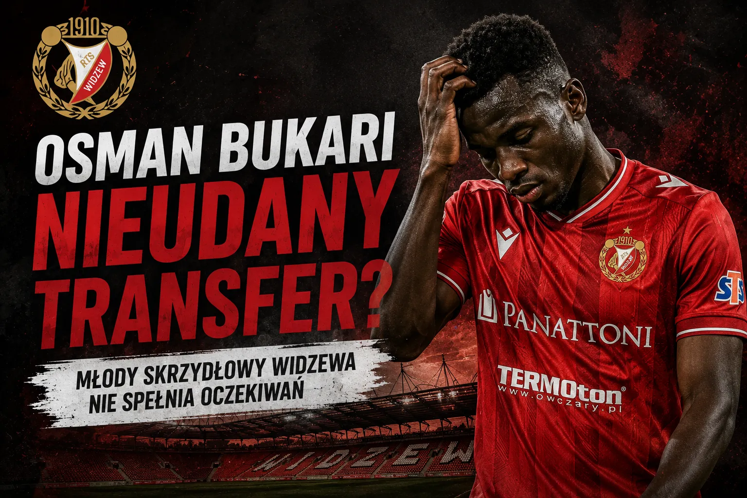 Osman Bukari: Widzew powinien przyznać się do błędu