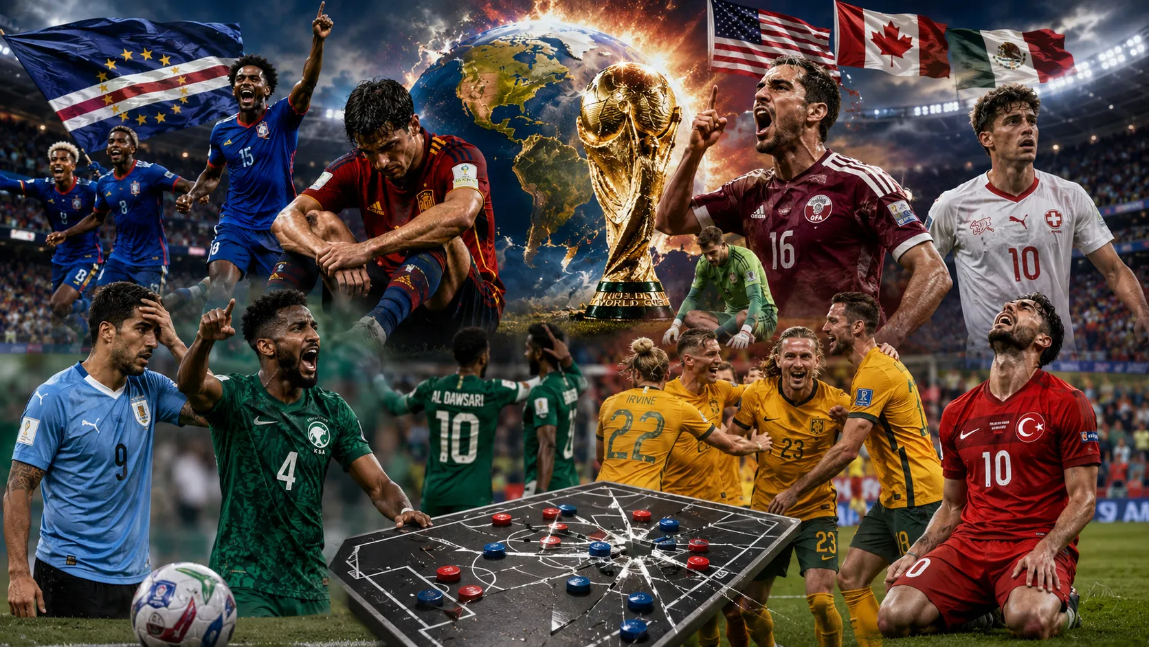 Falstart gigantów. Przegląd sensacji pierwszej kolejki Mundialu 2026