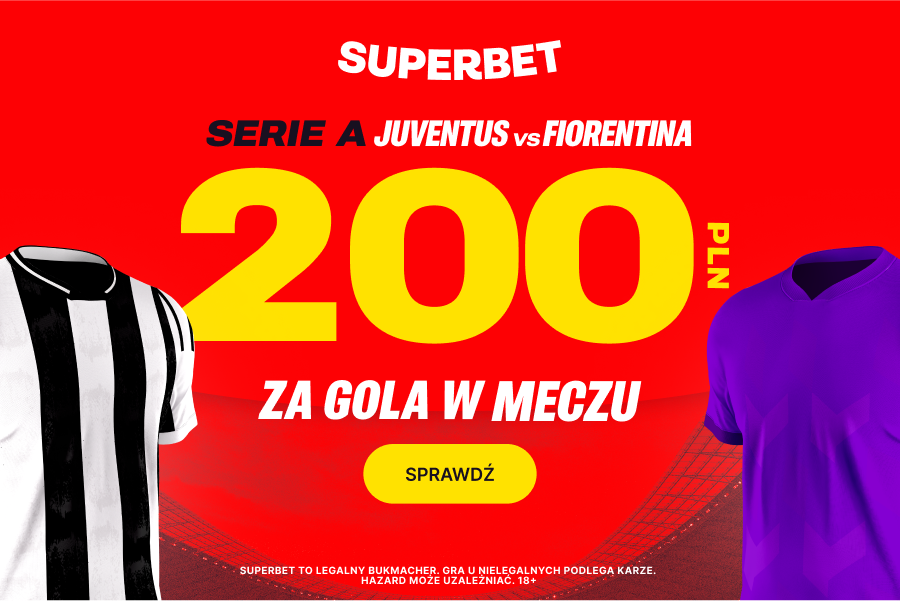 Read more about the article 200 PLN za gola wybranej drużyny w meczu Juventus – Fiorentina