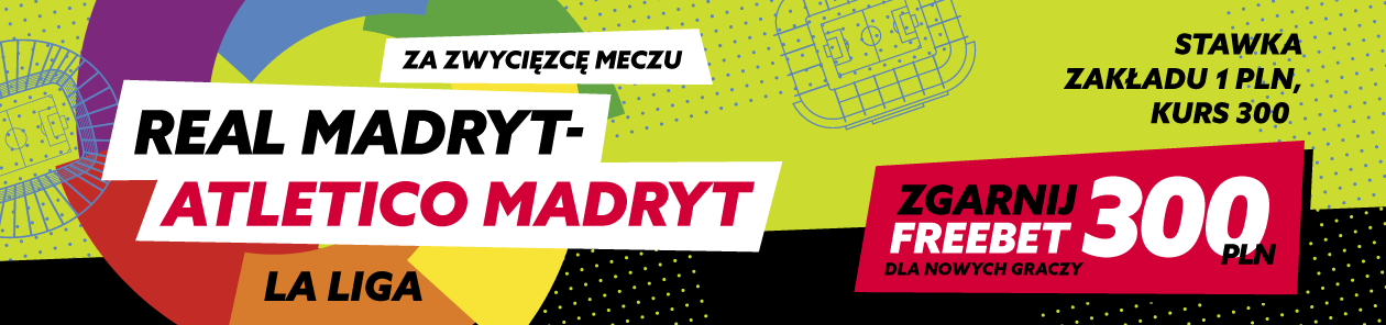 Read more about the article Derby Madrytu – Freebet 300 PLN za zwycięzcę! [Kod: AKADEMIA]