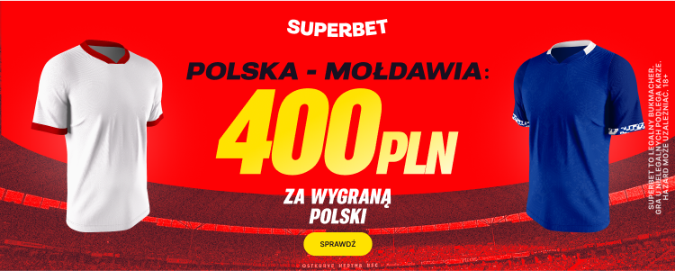 Read more about the article 400 PLN za zwycięstwo Polski w meczu z Mołdawią!
